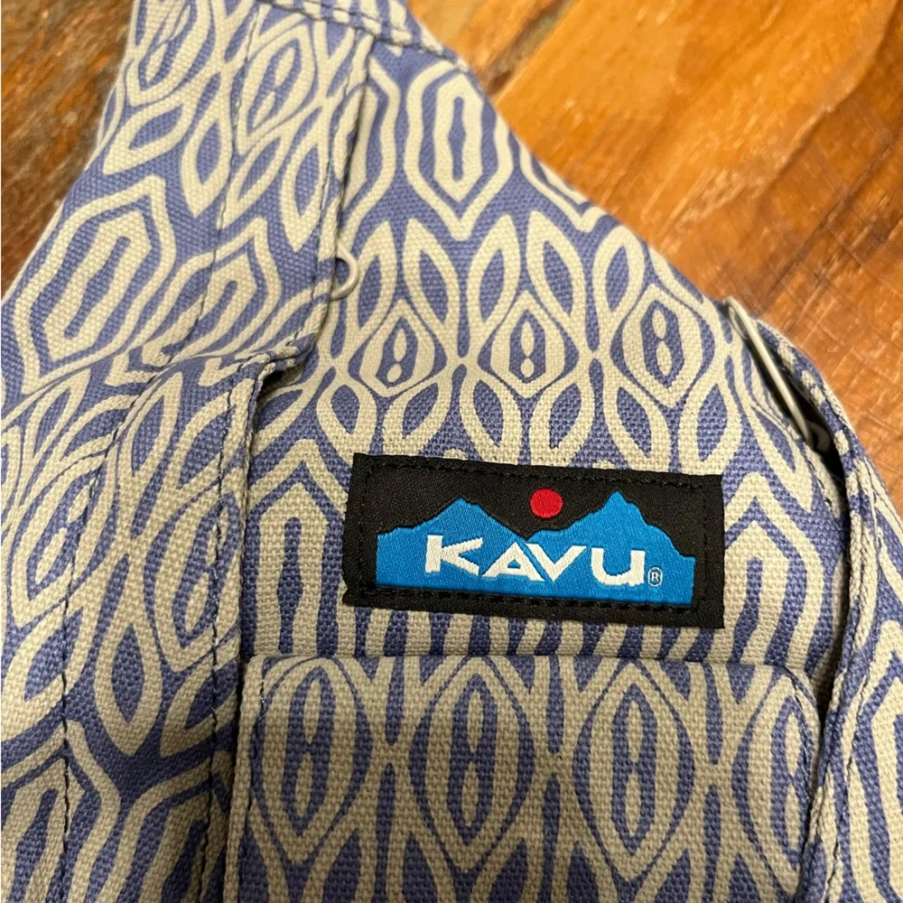 NWT KAVU Rope Bag-Blue Inlay